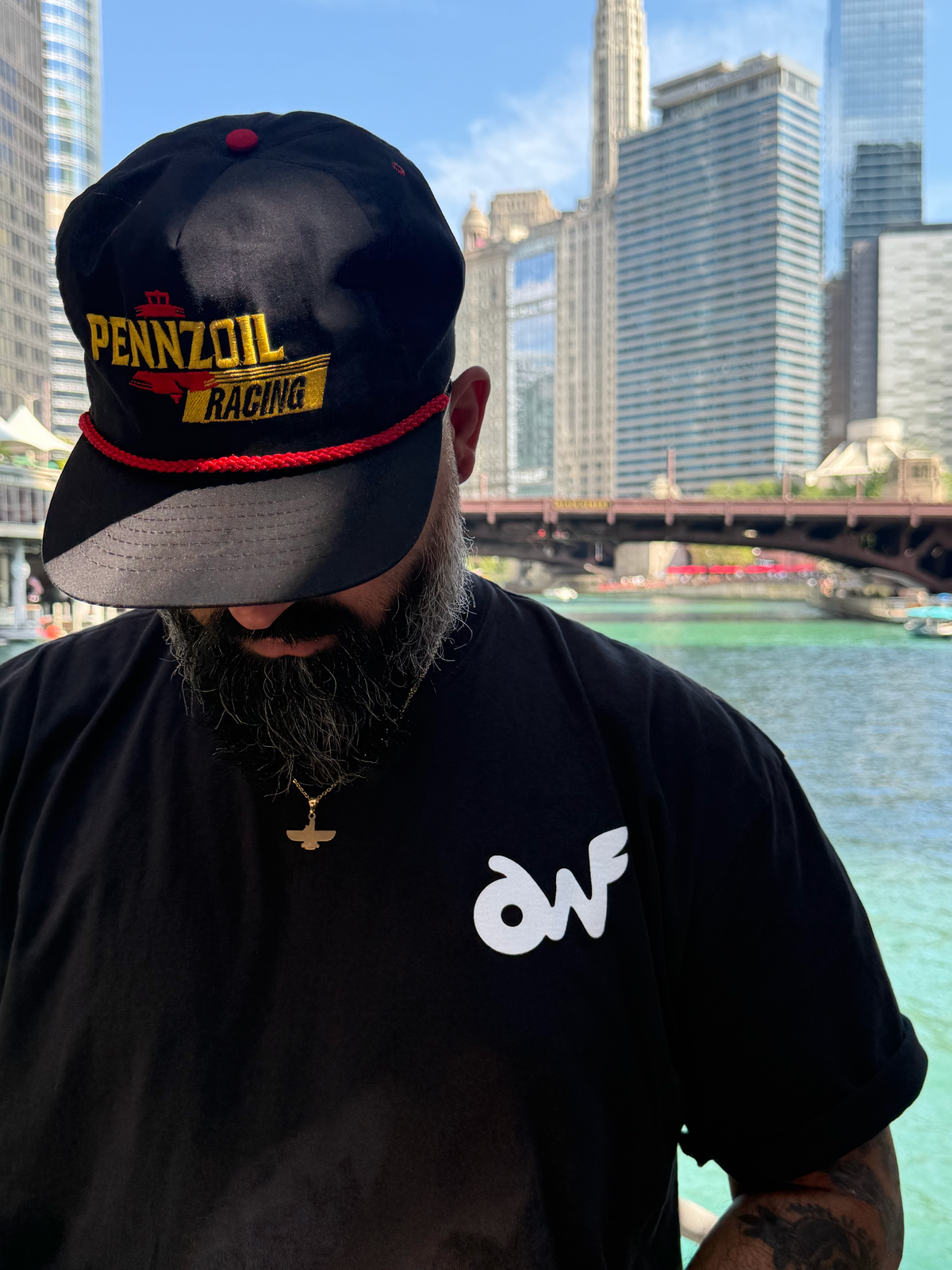 Black Original Only Wings Tee - "OG"