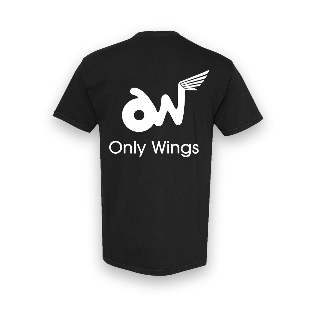 Black Honda + Only Wings Logo Tee - "tripl3clamp"